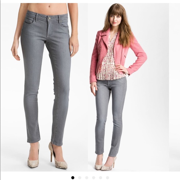 Paige Skyline Skinny Steely Wash Jean - Picture 13 of 16